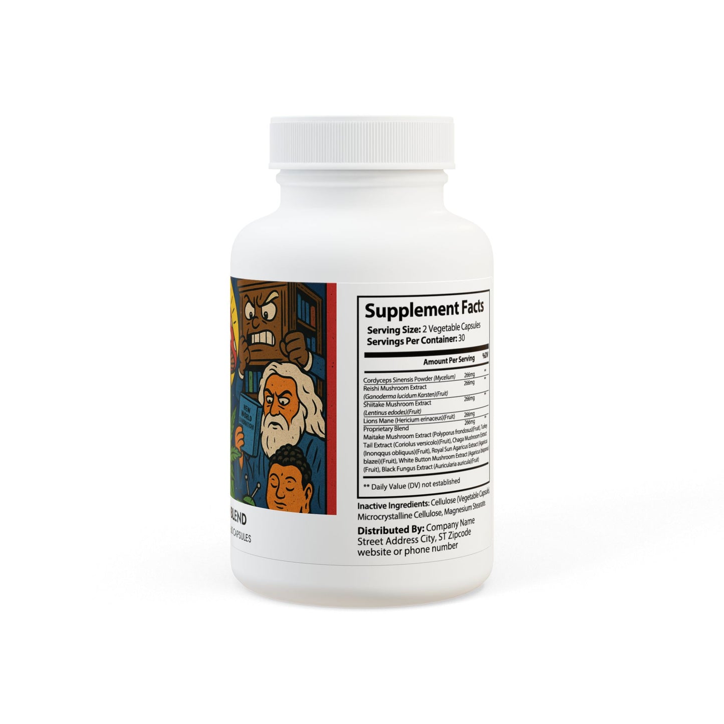 Higher Power Mushroom Blend Supplement (60 Capsules)