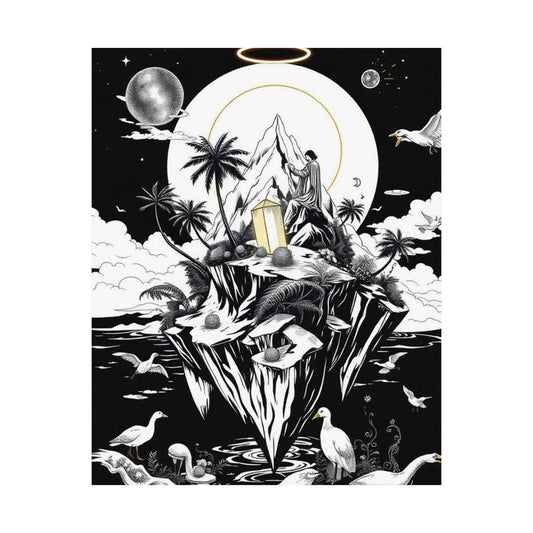 Enigmatic Matte Vertical Posters - Dreamy Wall Art, Spiritual Home Decor, Unique Gift Ideas for Art Lovers, Modern Aesthetic, Black [...]