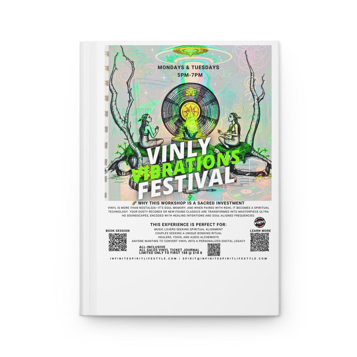 Vinyl Vibrations Festival Journal Ticket – All Sales Vinyl Limited Edition Sound Ceremony Keepsake